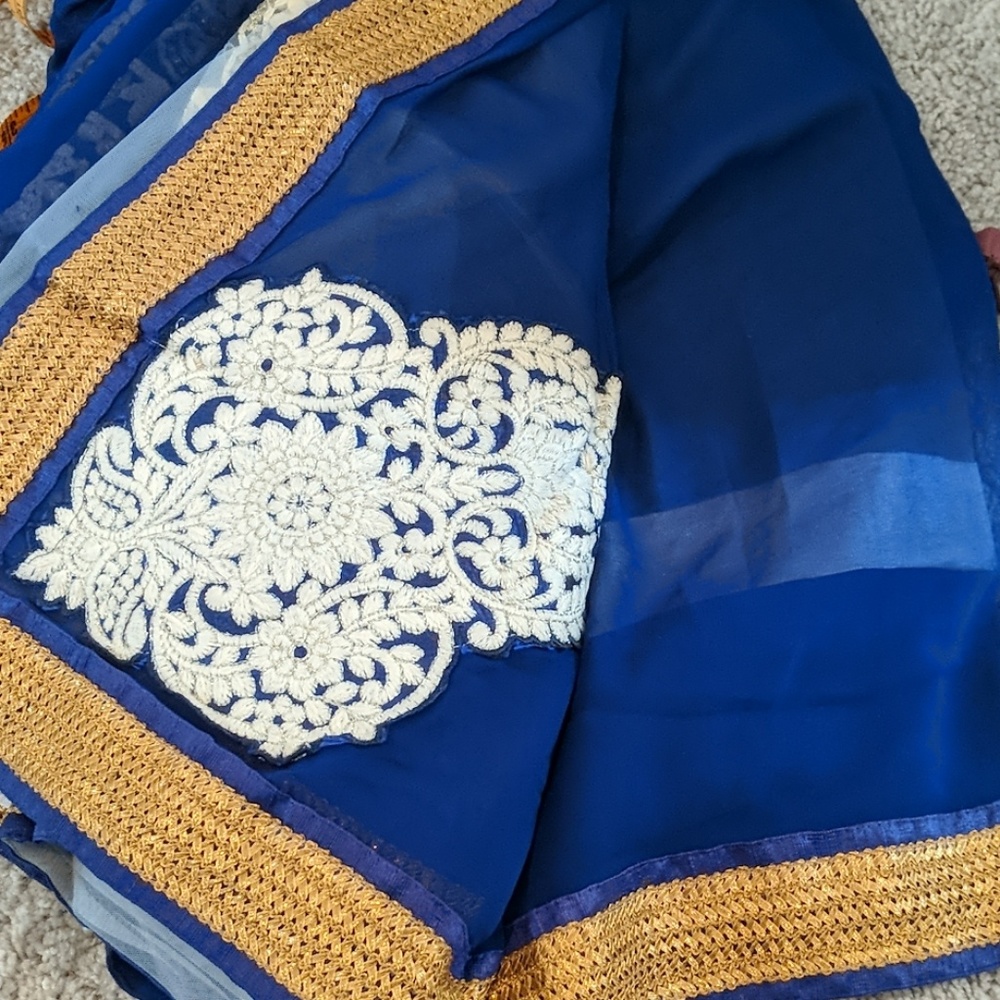 Indian saree/sari blue